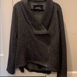 Side zip sweater